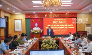 Thường trực Tỉnh ủy Thái Nguyên cho ý kiến vào công tác lập điều chỉnh quy hoạch