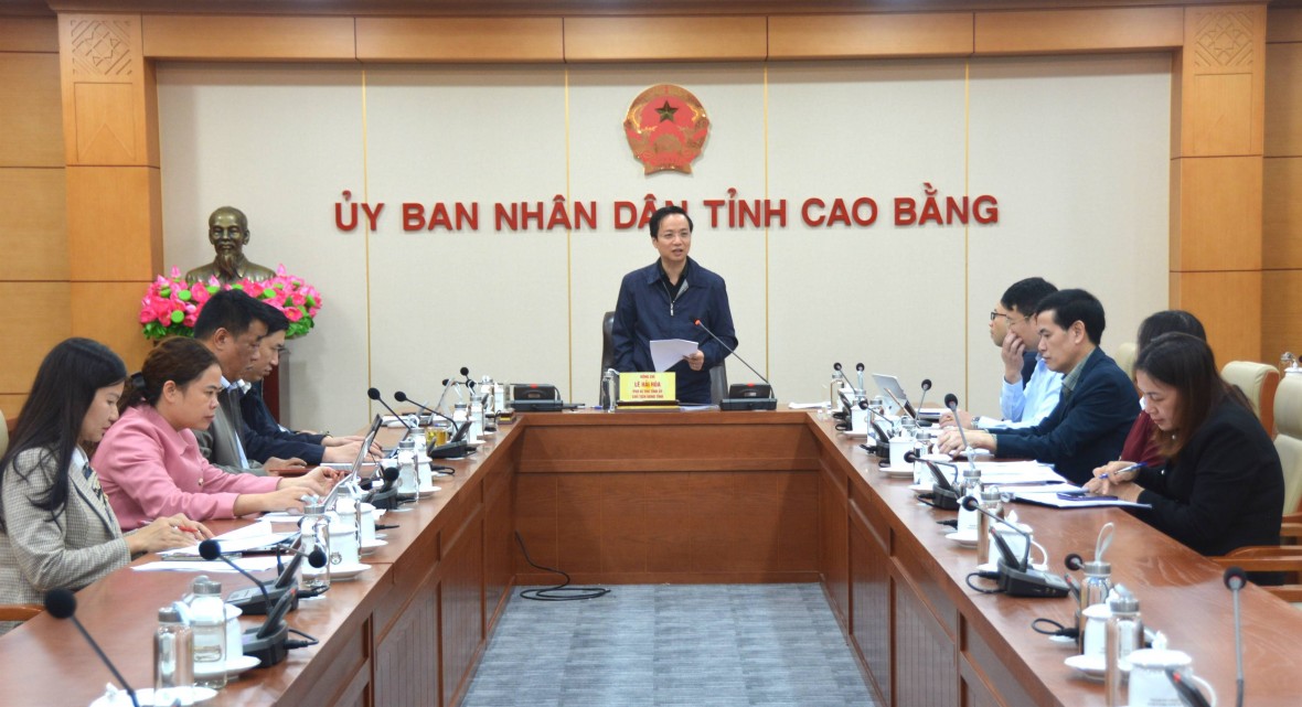 Cao Bằng họp cho ý kiến đối với Đề án tổ chức chuỗi hoạt động Kỷ niệm 85 năm Ngày Bác Hồ về nước