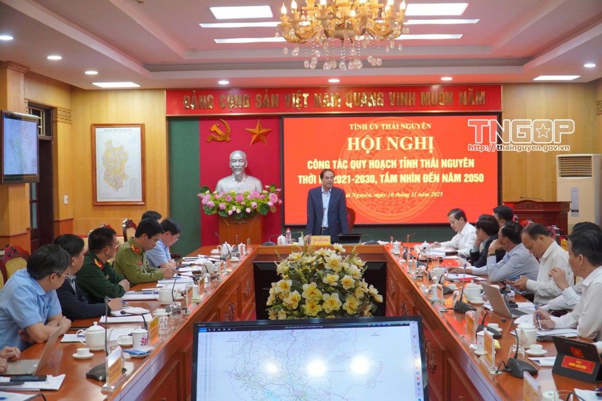 Thường trực Tỉnh ủy Thái Nguyên cho ý kiến vào công tác lập điều chỉnh quy hoạch Thường trực Tỉnh ủy Thái Nguyên cho ý kiến vào công tác lập điều chỉnh quy hoạch