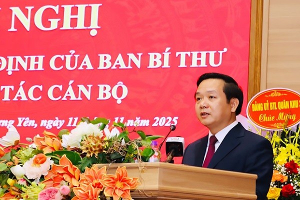 Ông Phạm Quang Ngọc được điều động giữ chức Phó Bí thư Tỉnh uỷ Hưng Yên