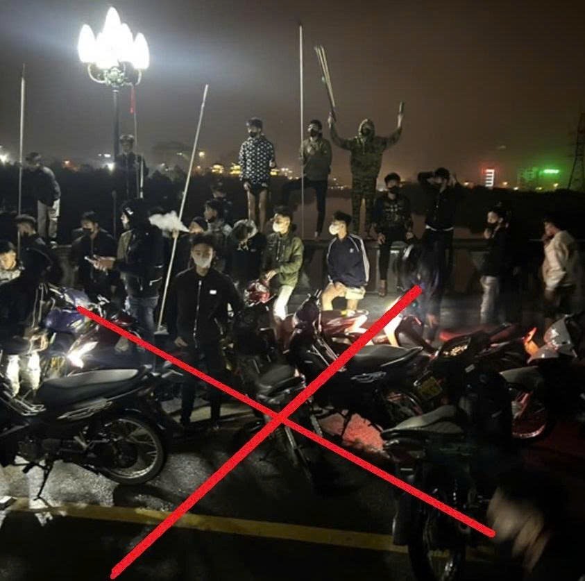 Hình ảnh các đối tượng gây rối TTCC. Hình ảnh các đối tượng gây rối TTCC.