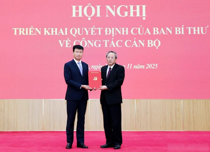 Ông Trần Huy Tuấn được điều động làm Phó Bí thư Tỉnh ủy Ninh Bình