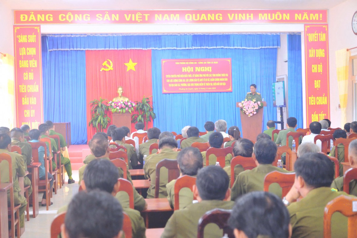 Cà Mau: Nâng cao kiến thức, kỹ năng ứng phó với thiên tai