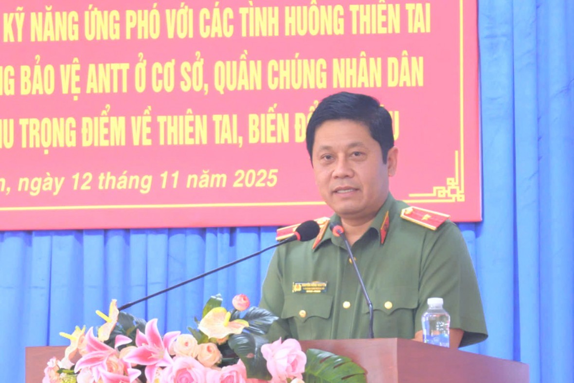 Cà Mau: Nâng cao kiến thức, kỹ năng ứng phó với thiên tai