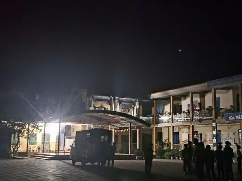 Cháy lớn tại trường mầm non ở Lào Cai Cháy lớn tại trường mầm non ở Lào Cai