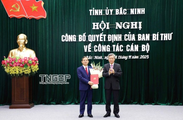 Chủ tịch UBND tỉnh Thái Nguyên được chỉ định giữ chức Phó Bí thư Tỉnh ủy Bắc Ninh