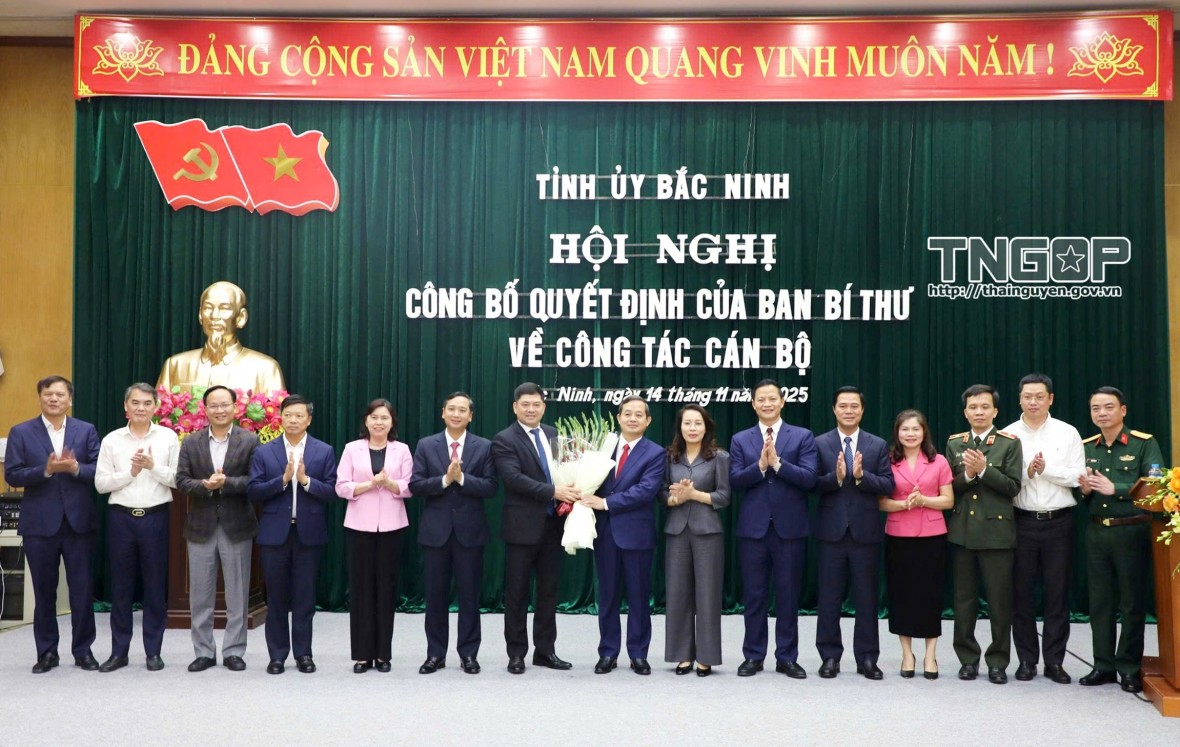 Chủ tịch UBND tỉnh Thái Nguyên được chỉ định giữ chức Phó Bí thư Tỉnh ủy Bắc Ninh