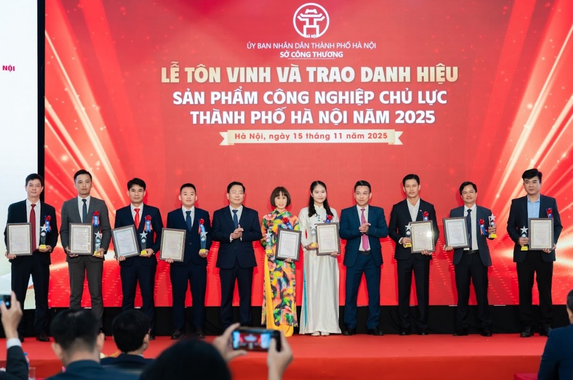 Hà Nội tôn vinh 35 sản phẩm công nghiệp chủ lực năm 2025