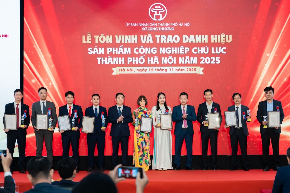 Hà Nội tôn vinh 35 sản phẩm công nghiệp chủ lực năm 2025