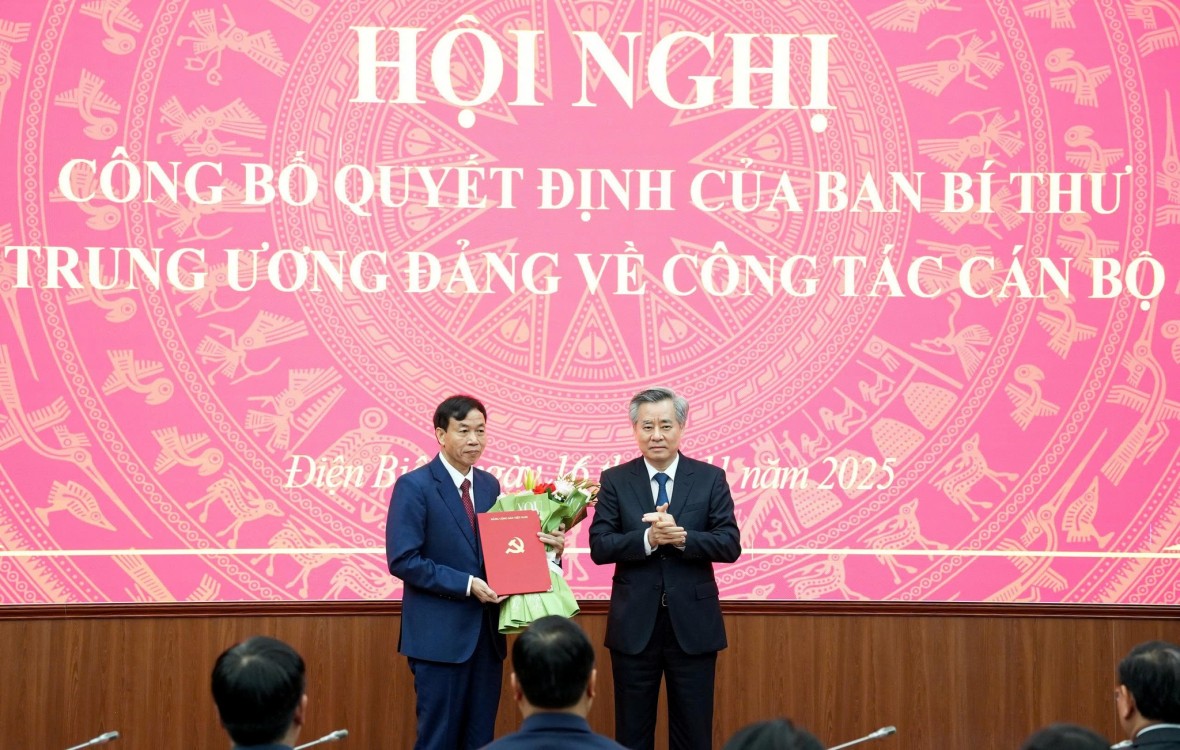 Ông Lê Văn Lương được điều động, chỉ định giữ chức Phó Bí thư Tỉnh ủy Điện Biên