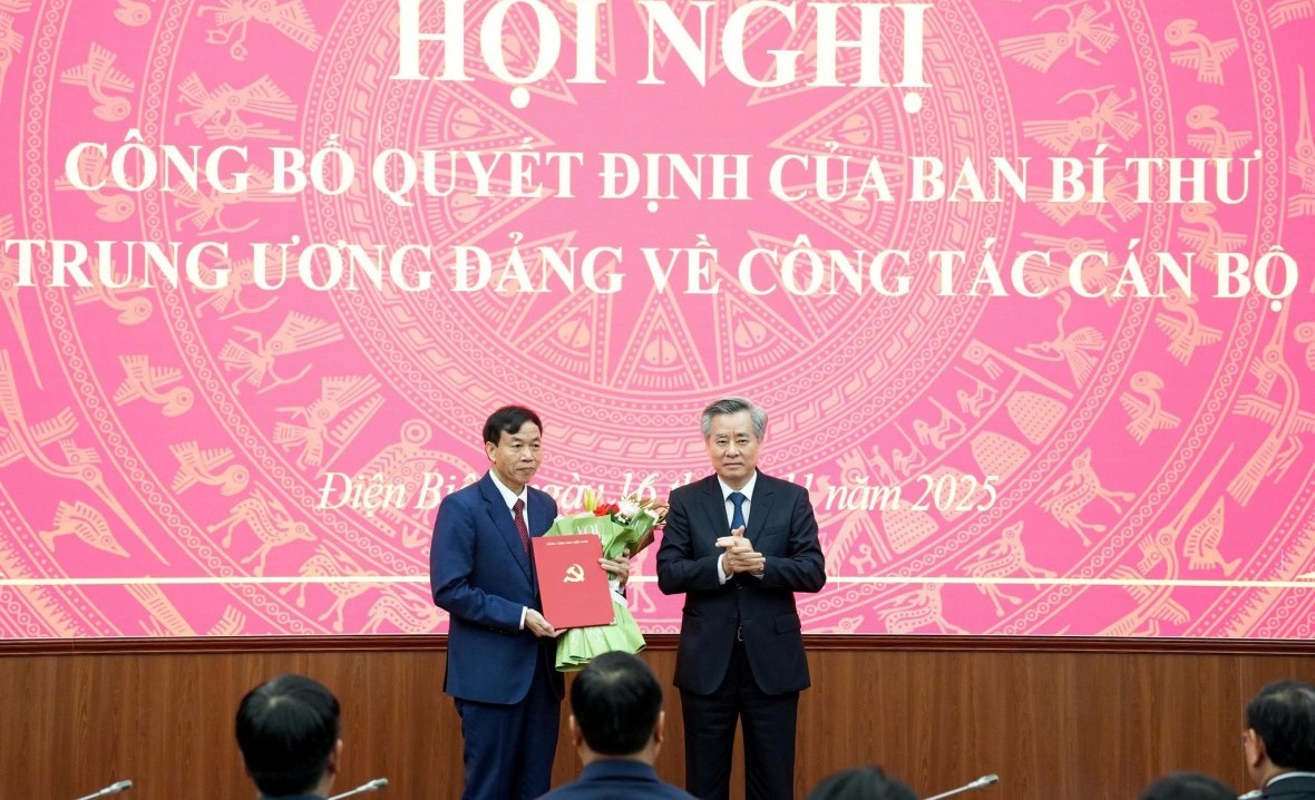 Ông Lê Văn Lương được điều động, chỉ định giữ chức Phó Bí thư Tỉnh ủy Điện Biên