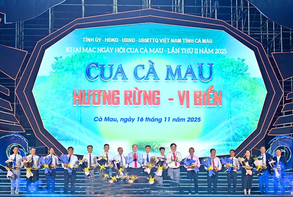 Ngày hội Cua Cà Mau lần thứ II năm 2025: Lan tỏa thương hiệu “Cua Cà Mau - Hương rừng, vị biển”