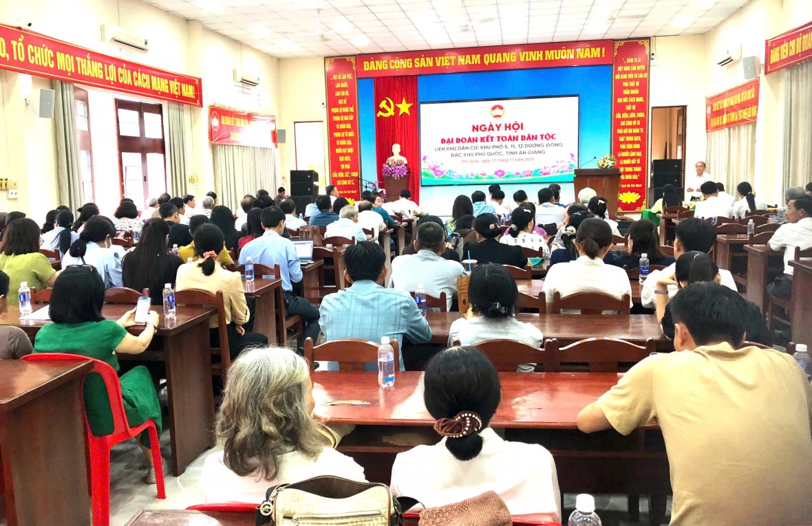 Đặc khu Phú Quốc tổ chức Ngày hội Đại đoàn kết, hướng đến sự kiện APEC 2027