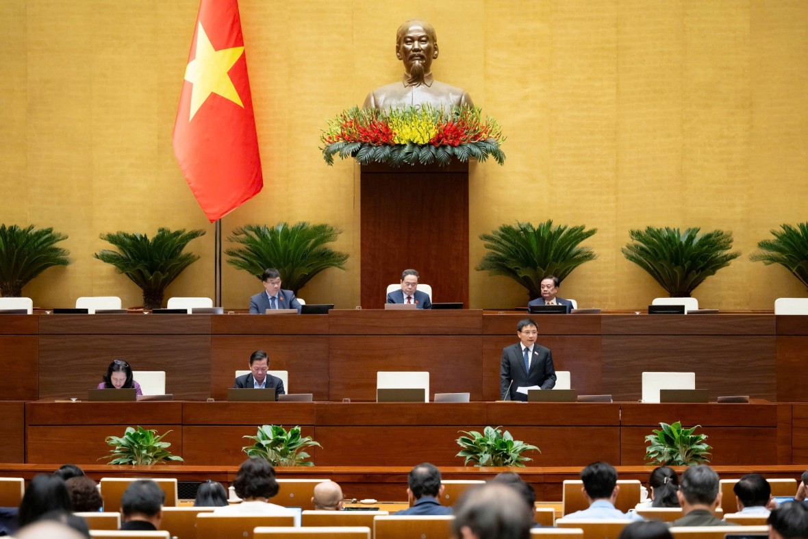 Toàn cảnh phiên họp. Ảnh: quochoi.vn