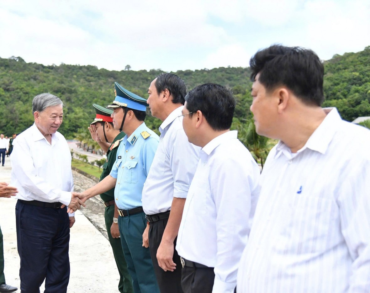 Tổng Bí thư Tô Lâm thăm, làm việc tại Đặc khu Thổ Châu