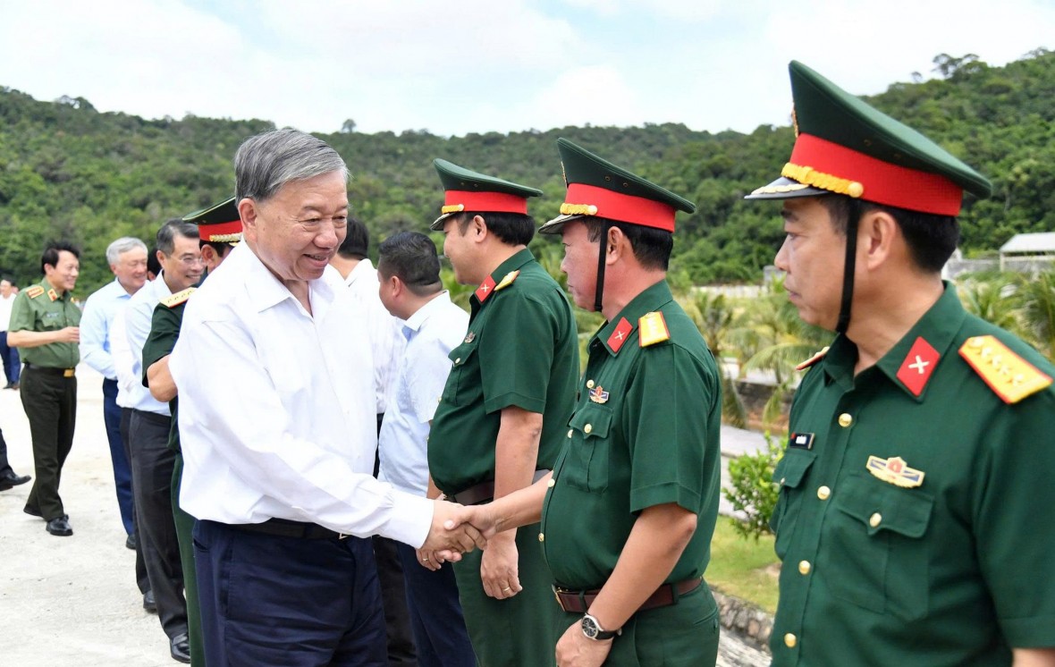 Tổng Bí thư Tô Lâm thăm, làm việc tại Đặc khu Thổ Châu