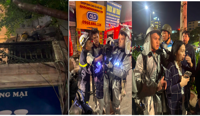 Lực lượng chức năng liên tiếp khống chế nhiều đám cháy tại Hà Nội