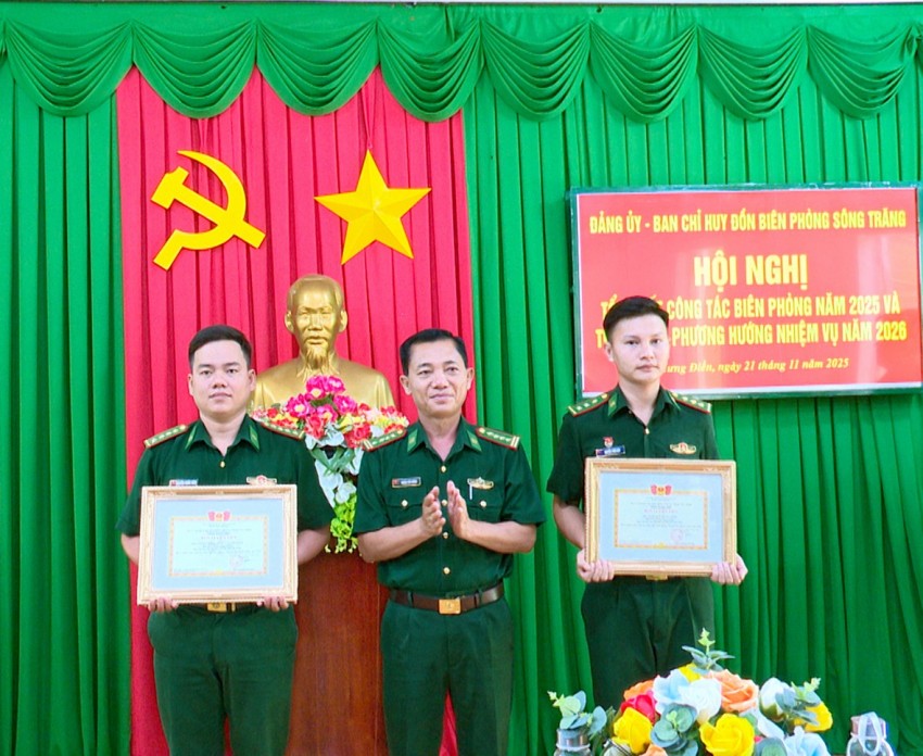 Tây Ninh: Đồn Biên phòng Sông Trăng phát huy sức mạnh đoàn kết, hoàn thành tốt nhiệm vụ Biên phòng năm 2025