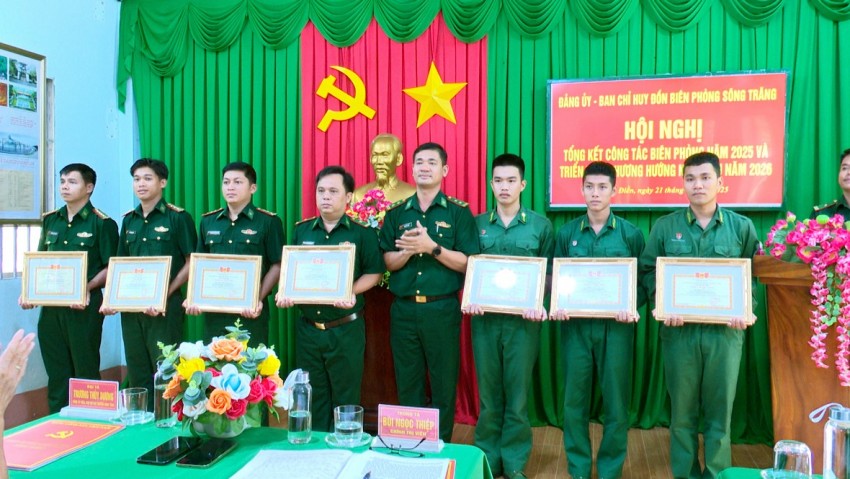 Tây Ninh: Đồn Biên phòng Sông Trăng phát huy sức mạnh đoàn kết, hoàn thành tốt nhiệm vụ Biên phòng năm 2025