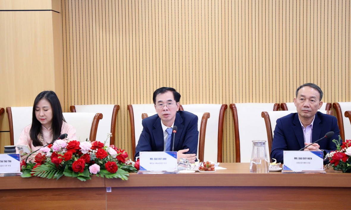 BHXH Việt Nam và KCOMWEL (Hàn Quốc): Tăng cường hợp tác trong lĩnh vực chuyển đổi số, ứng dụng AI trong lĩnh vực BHXH BHXH Việt Nam và KCOMWEL (Hàn Quốc): Tăng cường hợp tác trong lĩnh vực chuyển đổi số, ứng dụng AI trong lĩnh vực BHXH