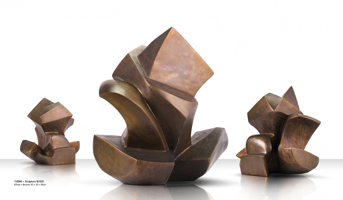 Triển lãm điêu khắc đầy chất thơ của Đinh Phong