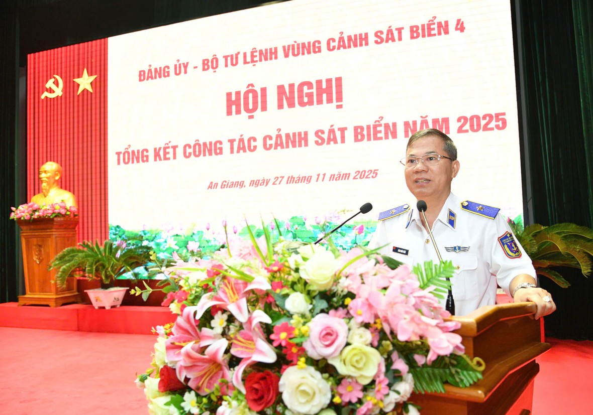 BTL Vùng Cảnh sát biển 4 hoàn thành xuất sắc nhiệm vụ năm 2025