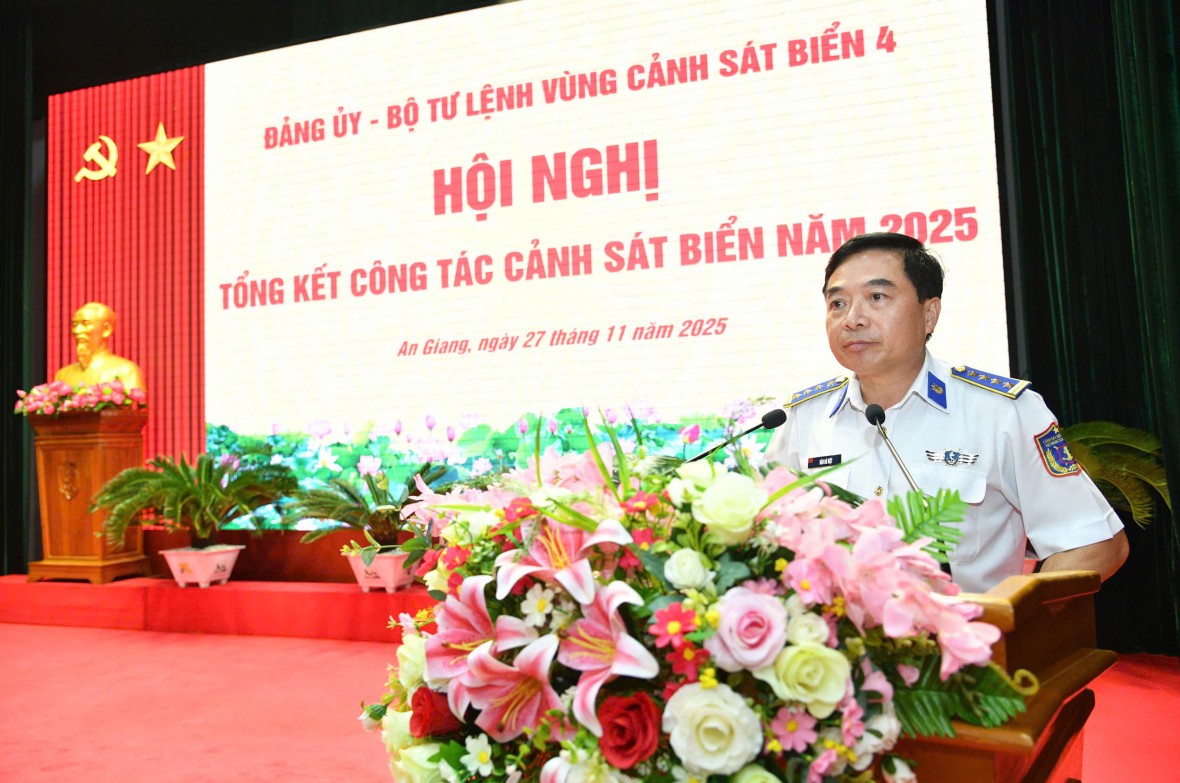 BTL Vùng Cảnh sát biển 4 hoàn thành xuất sắc nhiệm vụ năm 2025