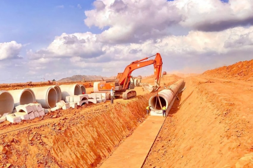 Nhà máy Bê tông đúc sẵn Hùng Vương thi công các hạng mục quan trọng tại Sân bay Quốc tế Long Thành, tỉnh Đồng Nai.