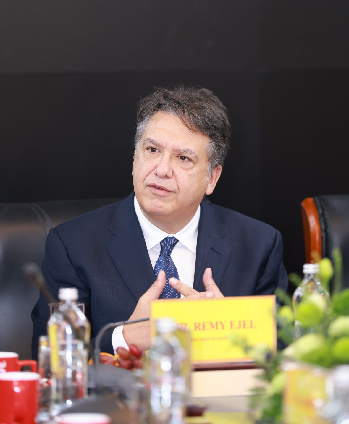 Ông Remy Ejel (Tổng Giám đốc Nestlé Zone AOA) chia sẻ tại buổi làm việc với Bộ NN&MT Ông Remy Ejel (Tổng Giám đốc Nestlé Zone AOA) chia sẻ tại buổi làm việc với Bộ NN&MT