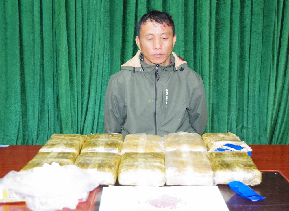 Bộ đội Biên phòng Điện Biên bắt giữ đối tượng mua bán, vận chuyển số lượng lớn ma túy