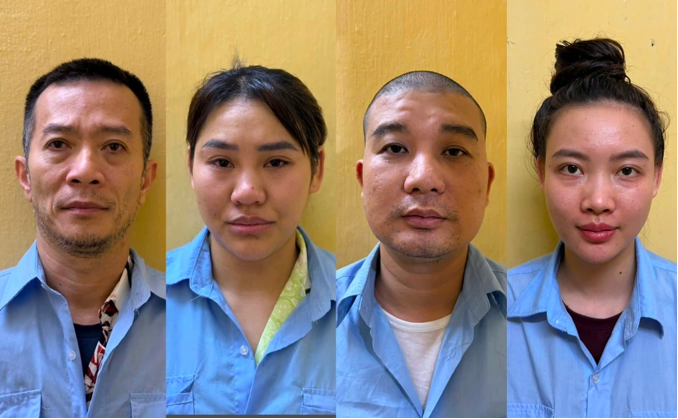 Các đối tượng liên quan đến hàng loạt sai phạm tại quán Karaoke Monaza. Ảnh: Công an Hà Nội Các đối tượng liên quan đến hàng loạt sai phạm tại quán Karaoke Monaza. Ảnh: Công an Hà Nội