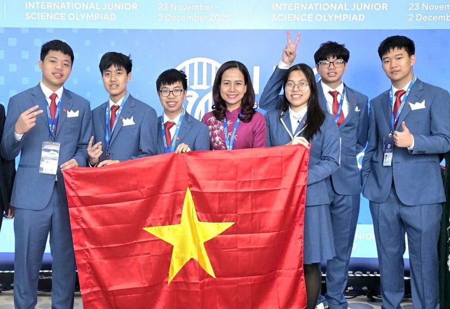 6 học sinh Việt Nam “ẵm” huy chương tại Olympic khoa học trẻ quốc tế