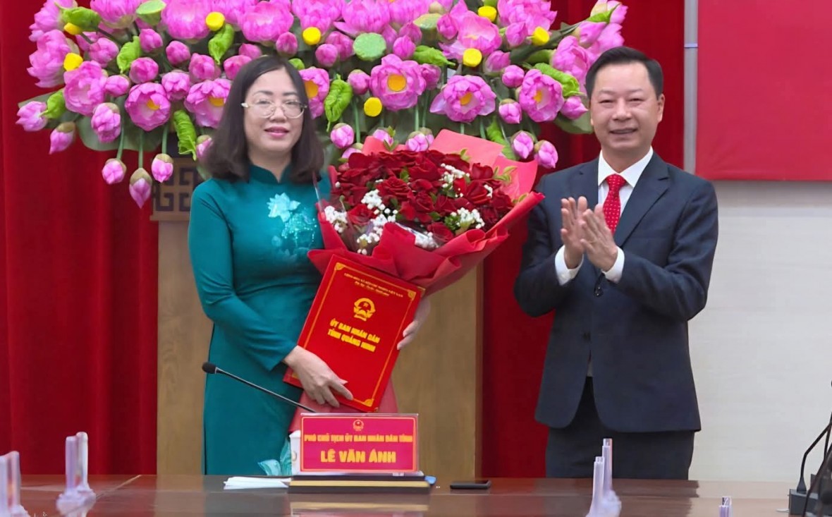 Quảng Ninh bổ nhiệm nữ Giám đốc Sở Tư pháp