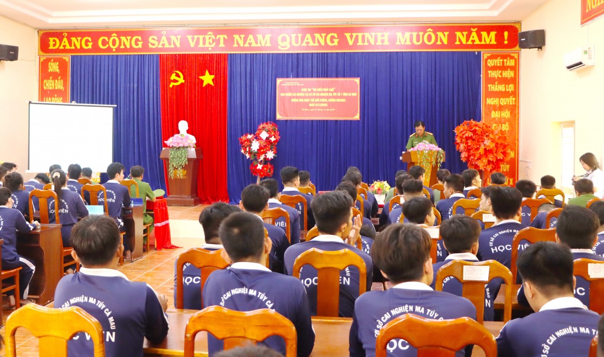 Bổ ích cuộc thi tìm hiểu pháp luật cho học viên cai nghiện tại Cà Mau