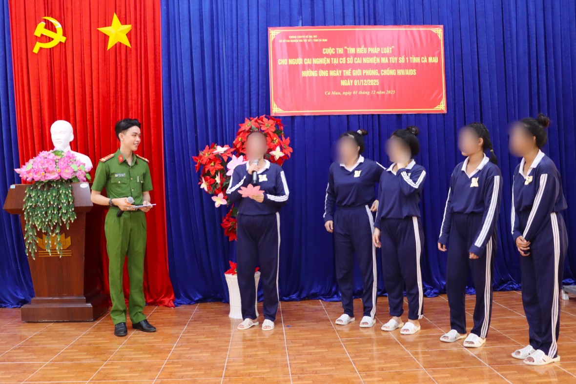 Bổ ích cuộc thi tìm hiểu pháp luật cho học viên cai nghiện tại Cà Mau