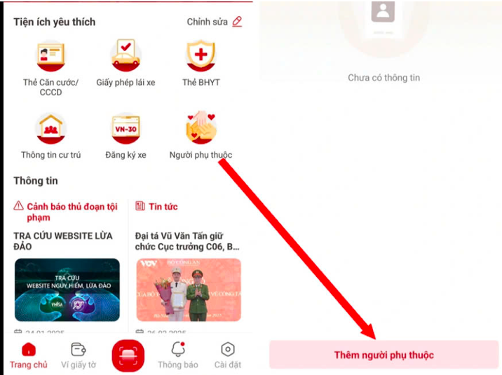 VNeID ngày càng được tích hợp nhiều chức năng hữu ích, giúp phục vụ cho quá trình chuyển đổi số quốc gia (Ảnh: T.T).
