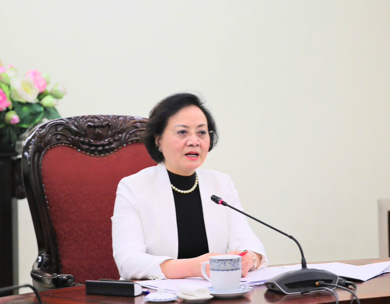 Phó Thủ tướng Phạm Thị Thanh Trà phát biểu tại buổi làm việc - Ảnh: VGP/Thu Giang