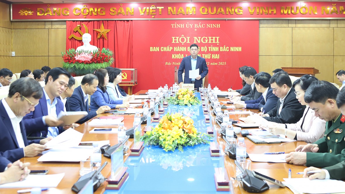 Ông Trần Huy Phương được bầu giữ chức Phó Bí thư Tỉnh ủy Bắc Ninh