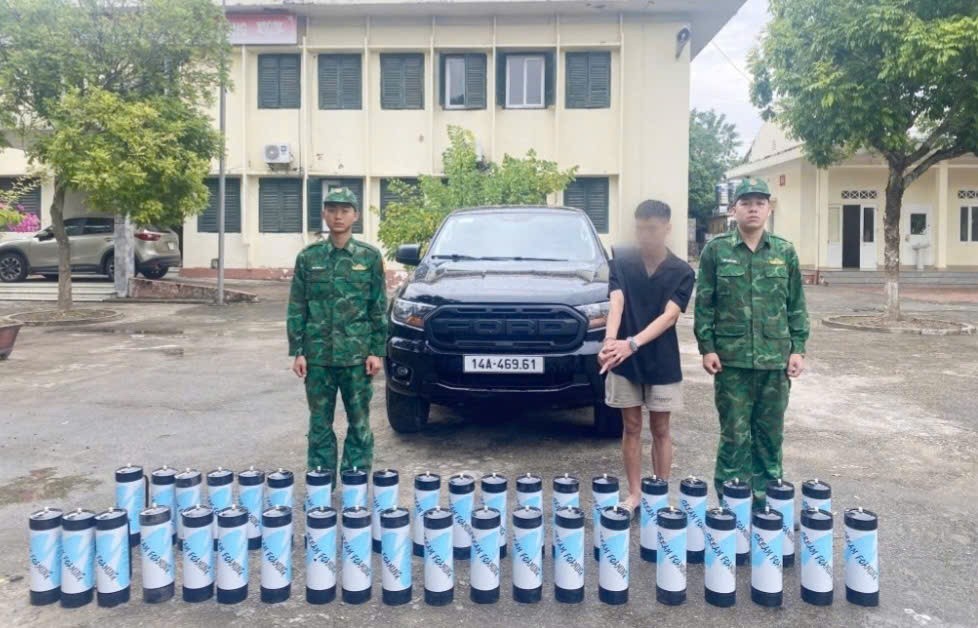 Kiểm soát chặt hoạt động vận chuyển khí cười N₂O trên tuyến biên giới Quảng Ninh Kiểm soát chặt hoạt động vận chuyển khí cười N₂O trên tuyến biên giới Quảng Ninh