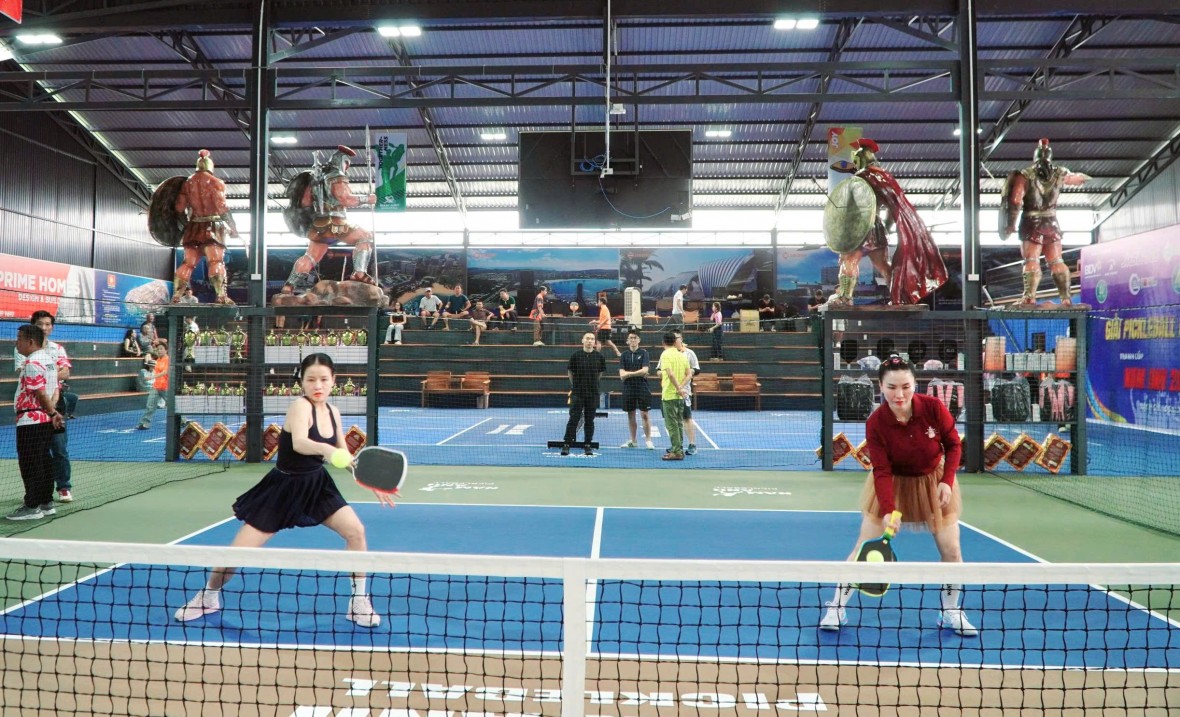 Khai mạc giải Pickleball thắp lửa đam mê thể thao tại An Giang