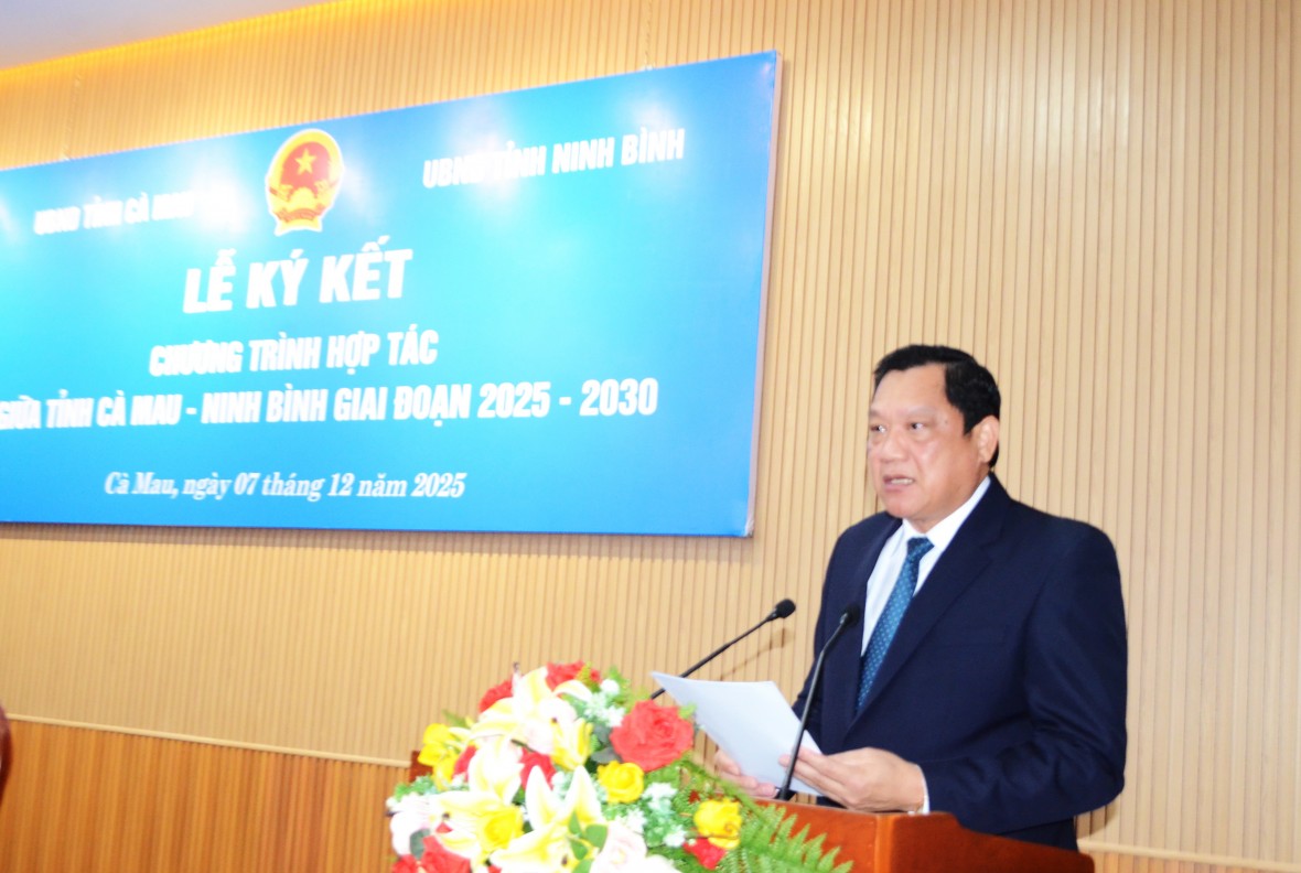 Ninh Bình hỗ trợ 20 tỷ đồng xây dựng, nâng cấp Trường Tiểu học ở vùng biển Cà Mau Ninh Bình hỗ trợ 20 tỷ đồng xây dựng, nâng cấp Trường Tiểu học ở vùng biển Cà Mau