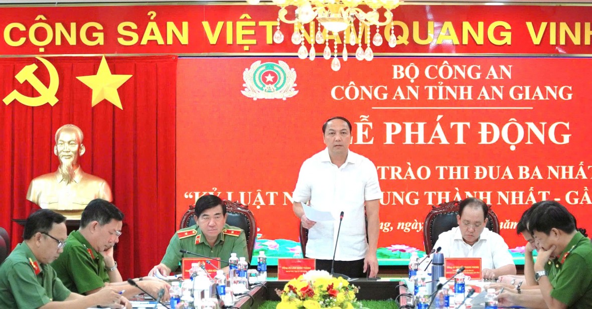 Công an An Giang phát động phong trào “Ba nhất”