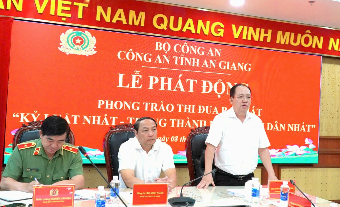 Công an An Giang phát động phong trào “Ba nhất”