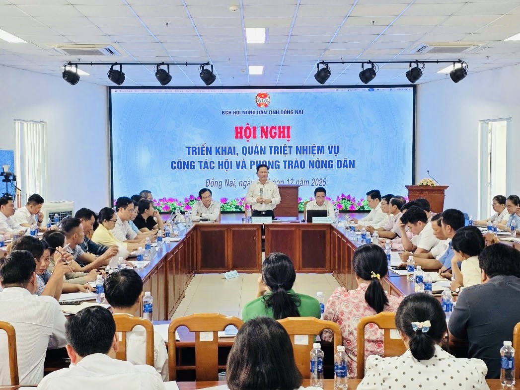 Đồng Nai tổ chức Đại hội Hội Nông dân lần thứ I nhiệm kỳ 2025–2030