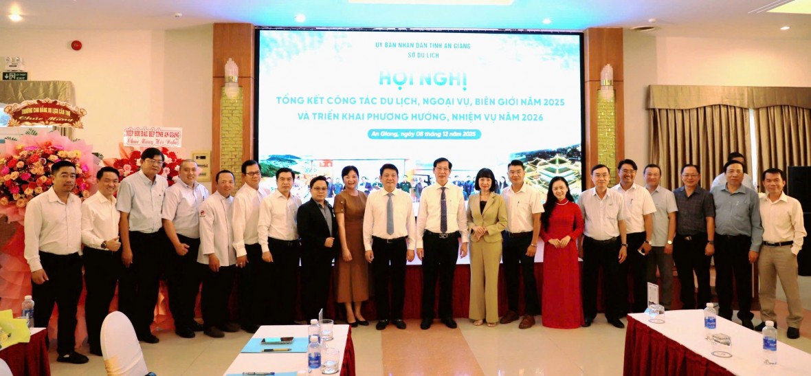 An Giang đón hơn 24 triệu khách, thu gần 68.000 tỷ đồng từ du lịch trong năm 2025 An Giang đón hơn 24 triệu khách, thu gần 68.000 tỷ đồng từ du lịch trong năm 2025