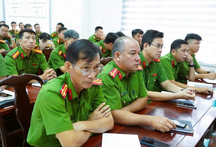 Đồng Nai tổ chức tập huấn nghiệp vụ tuần tra, kiểm soát giao thông cho lực lượng công an cơ sở