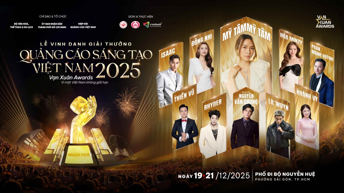Vạn Xuân Awards 2025 rực cháy với concert quy tụ Mỹ Tâm và loạt sao Việt Vạn Xuân Awards 2025 rực cháy với concert quy tụ Mỹ Tâm và loạt sao Việt