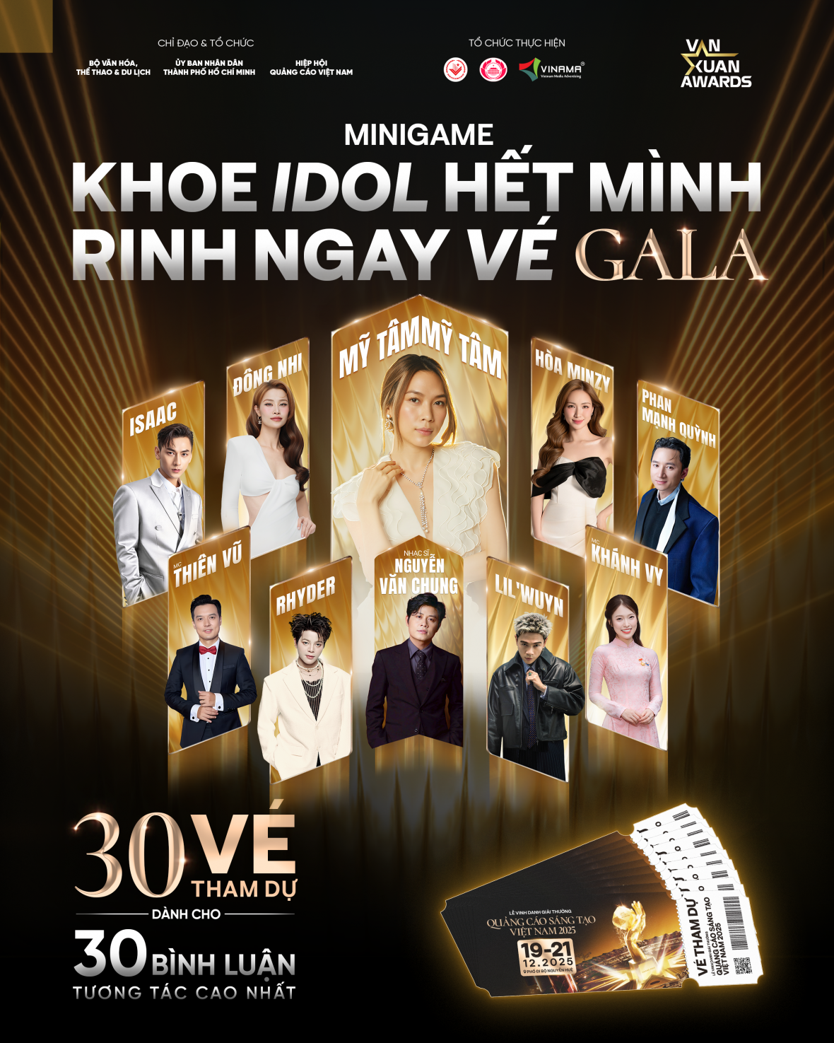 Vạn Xuân Awards 2025 rực cháy với concert quy tụ Mỹ Tâm và loạt sao Việt Vạn Xuân Awards 2025 rực cháy với concert quy tụ Mỹ Tâm và loạt sao Việt