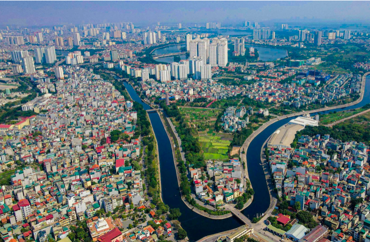 Một góc TP Hà Nội.