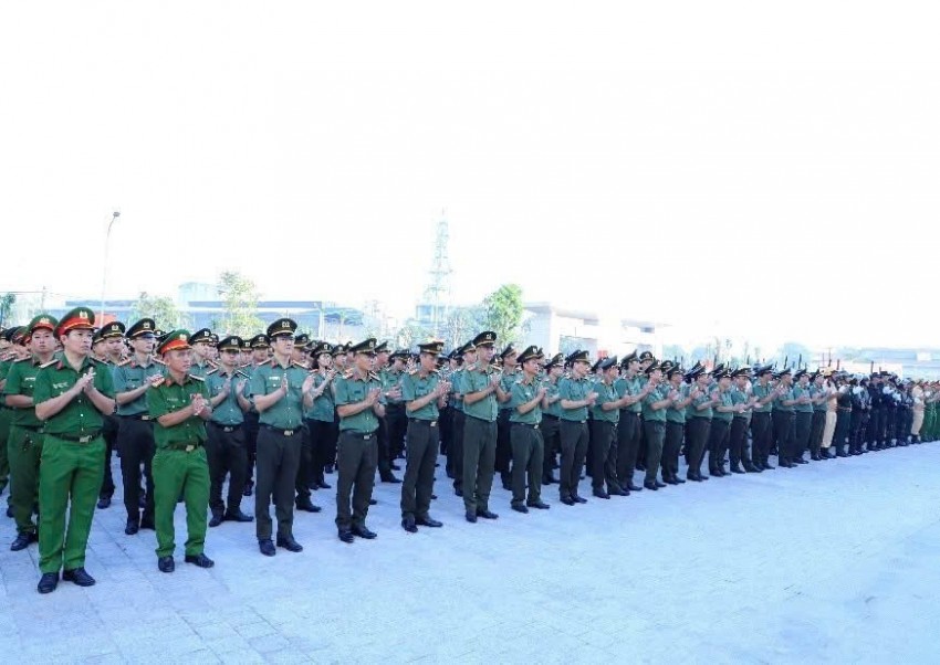 Công an tỉnh Đồng Nai ra quân cao điểm tấn công, trấn áp tội phạm đảm bảo an ninh các sự kiện chính trị